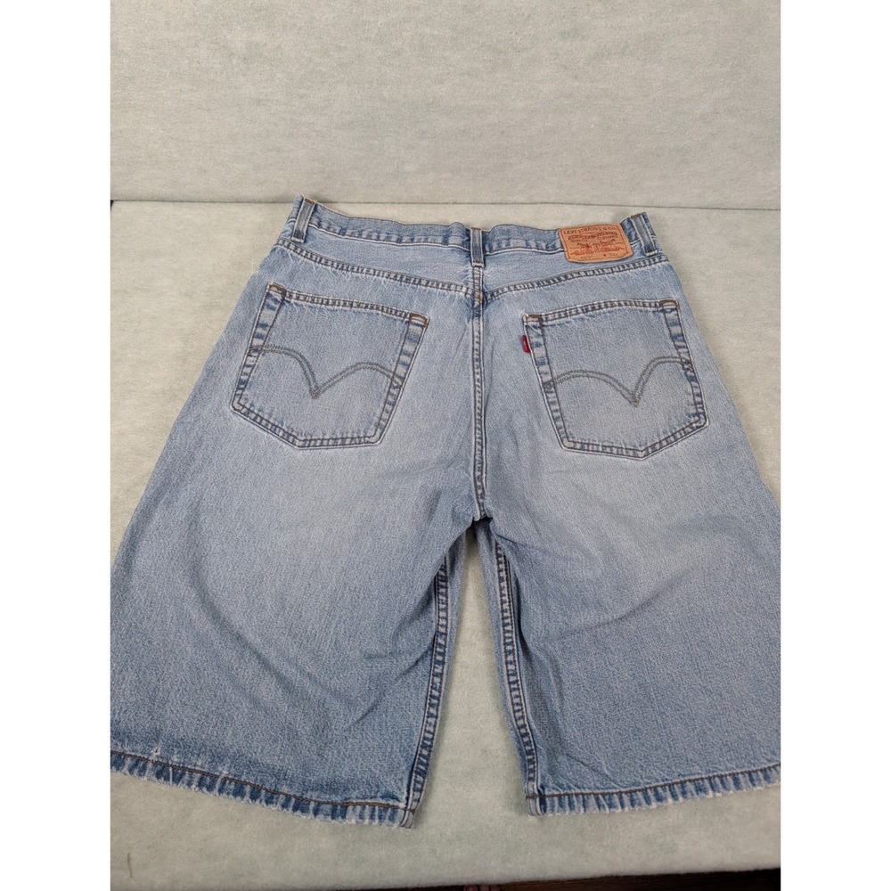 Levi's 569 Denim Shorts - Men's 36 Blue Loose Straight Vintage Y2K Jean Shorts